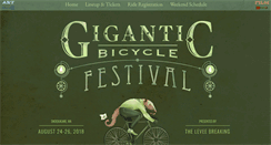 Desktop Screenshot of giganticbicyclefestival.org